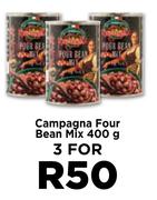 Campagna Four Bean Mix-For 3 x 400g