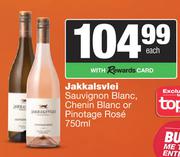 Jakkalsvlei Sauvignon Blanc,Chenin Blanc Or Pinotage Rose-750ml