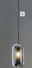 K.Light New York Smoke Gls Cylinder Pendant Light
