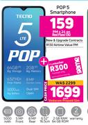 Tecno Pop 5 Smartphone-On Red Flexi 130