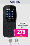 Nokia 105 AE Charcoal Dual Sim-Each