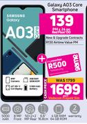 Samsung Galaxy A03 Core Smartphone-On Red Flexi 130