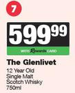 The Glenlivet 12 Year Old Single Malt Scotch Whisky-750ml