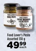 Food Lover's Pesto Assorted-130g Each