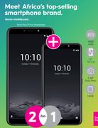 2 x Tecno Pop 2 Smartphone-On uChoose Flexi 125 + On Promo 65