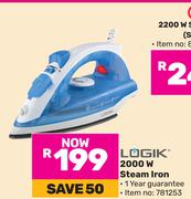 Logik 200W Steam Iron