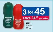 Brut Roll On-3 x 50ml