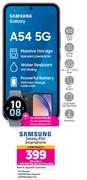 Samsung Galaxy A54 5G Smartphone-On 1.2GB Red Top Up Core More Data