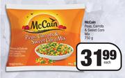 McCain Peas, Carrots & Sweet Corn Mix-750g Each