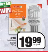 Spar Cold Meat Range-200g Per Pack