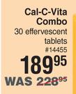 Cal-C-Vita Combo 30 Effervescent Tablets