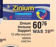 Zinium Immune Support 12 Effervescent Tablets