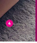 150cm X 220cm Shaggy Plush Rug-Each