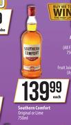 Southern Comfort Original Or Lime-750ml Each