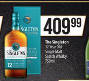 The Singleton 12 Year Old Single Malt Luscious Nectar Scotch Whisky-750ml