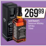Jack Daniel's Tennesse Whiskey Gift Box-750ml