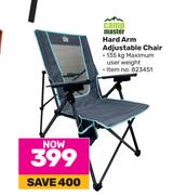 Camp Master Hard Arm Adjustable Chair