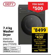 Defy 7.4Kg Washer Dryer DWD318
