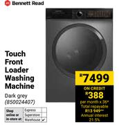Bennett Read Touch Front Loader Washing Machine Dark Grey