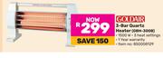 Goldair 3-Bar Quartz Heater GBH-300B