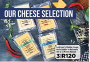 Food Lover's Cheddar, Gouda, White Cheddar Or Mozzarella-For 3 x 400g