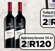 Nederburg Baronne-For 2 x 750ml 