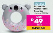 Intex 76cm Cute Animal Tubes Assorted-Each