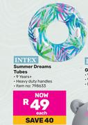 Intex Summer Dreams Tubes