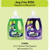 Cobra 2 In 1 Active Tile Cleaner (All Variants)-For Any 2 x 1.5L