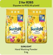 Sunlight Hand Washing Powder-For 2 x 5Kg