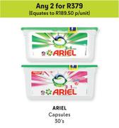 Ariel Capsules-For Any 2 x 30's