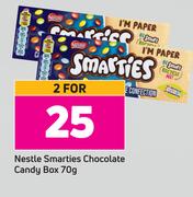 Nestle Smarties Chocolate Candy Box-For 2 x 70g
