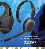 Pop Afterglow LVL 1 Chat Headset