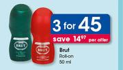 Brut Roll On-3 x 50ml