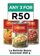 La Belinda Beans Assorted-For Any 3 x 400g