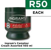 Ingram's Camphor Cream Assorted-450ml Each