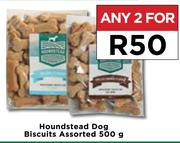 Houndstead Dog Biscuits Assorted-For Any 2 x 500g