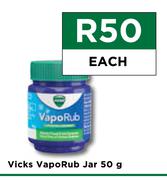 Vicks Vapo Rub Jar-50g Each