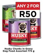 Husky Chunks In Gravy Dog Food Assorted-For Any 2 x 775g