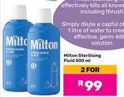 Milton Sterilising Fluid-For 2 x 500ml