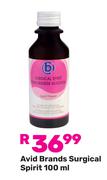 Avid Brands Surgical Spirit-100ml