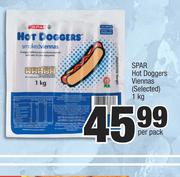 Spar Hot Doggers Viennas (Selected)-1Kg Per Pack
