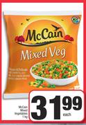 McCain Mixed Vegetables-1Kg Each