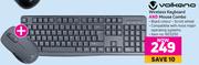Volkano Wireless Keyboard And Mouse Combo