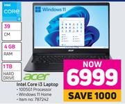 Acer Intel Core i3 Laptop