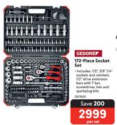 Gedore 172 Piece Socket Set