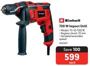 Einhell 720W Impact Drill TC-ID 720/1E