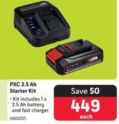 Einhell PXC 2.5Ah Starter Kit-Each