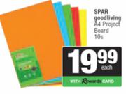Spar Good Living A4 Project Board-10s