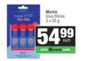 Marlin Glue Sticks-3 x 35g